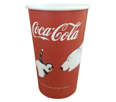 Стаканы бумажные "Сoca-Cola" Белый мишка