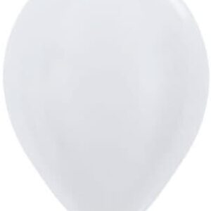 Шар (12"/30 см) Белый (405), перламутр, 100 шт.