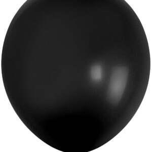 Шар (12''/30 см) Черный (S18/150), пастель, 100 шт.