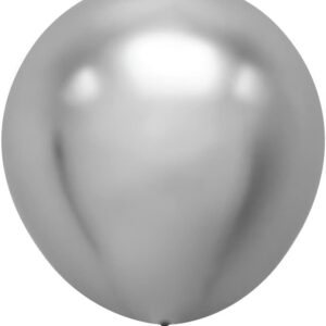 Шар (36''/91 см) Серебро, хром, 1 шт.