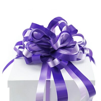 Подарочный Бант-шар Пастель "Комбо" Фиолетовый с нежно-розовым