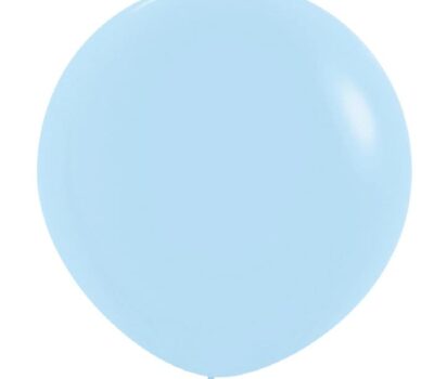 Шар 24"/60 см Нежно-голубой, Пастель Матовый (Макаронс) / Blue 1 шт