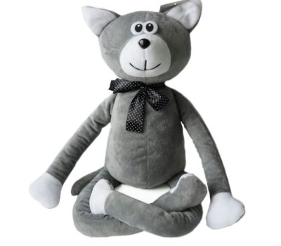 Мягкая игрушка "Кот обнимашка", Серый 60 см