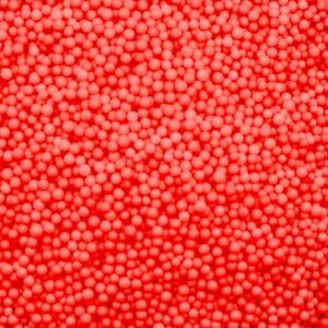 Шарики пенопласт, Красный, 2-4 мм, 10 гр.