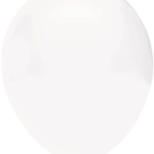 Шар (12''/30 см) Белый (801), пастель, 50 шт.
