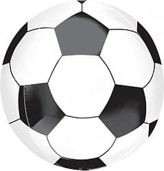 Шар К (24"/61 см) Сфера 3D, Футбольный мяч, 1 шт.