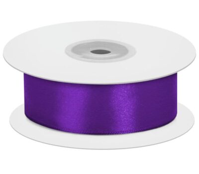 Лента атласная (0,7 см*22,85 м) Фиолетовый, 1 шт.