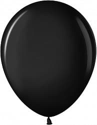 Шар (10"/25 см) Черный (299), пастель, 100 шт.