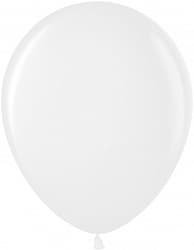 Шар (5"/13 см) Белый (200), пастель, 100 шт.