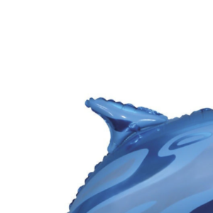 Фольгированный шар(24"/61см),Фируга,Дельфин синий,1 шт.