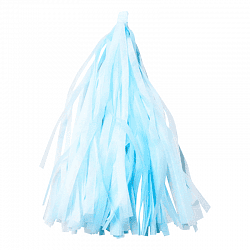 Гирлянда Тассел, Светло-голубой, 35*12 см, 12 листов