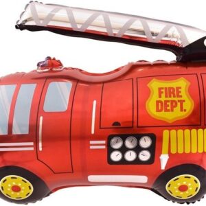 Шар (32"/81 см) Фигура, Пожарная машина, 1 шт.