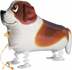 Воздушный шар ходячая фигура (24''/61 см) Собака, Сенбернар 1 шт.