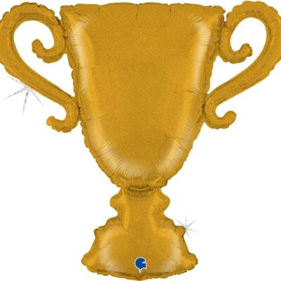 Шар (33''/84 см) Фигура, Кубок Чемпиона, Золото, Голография, 1 шт.