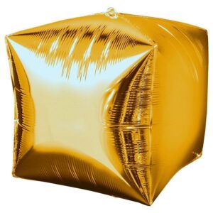 Шар K 24 3D Куб золото / 1 шт.