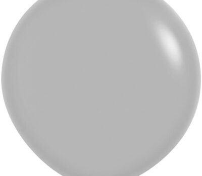 Шар (24"/61 см) Серый (081), пастель, 3 шт.