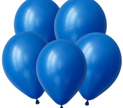 Шар (10"/25см) Синий, Пастель / Royal blue, 1 упак., 100 шт.