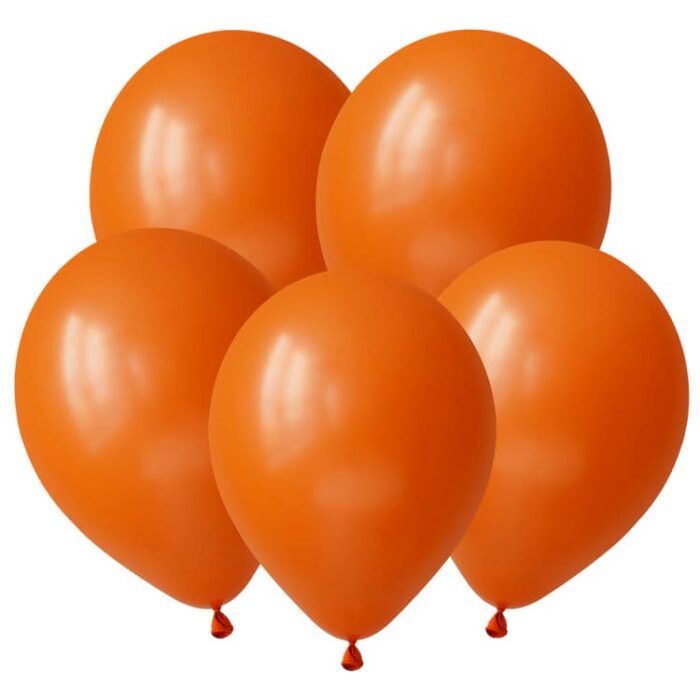 Шар Оранжевый 12", Пастель / Orange, 1 упак., 100 шт.
