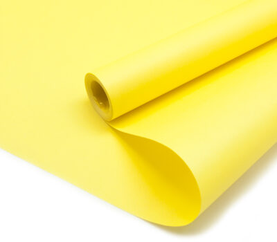 Упаковочная бумага, Крафт (0,5*8,23 м) Желтый, 2 ст, 1 шт.