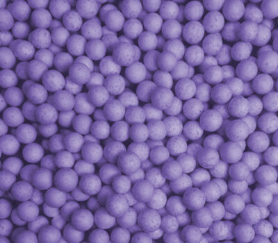Шарики пенопласт, Фиолетовый, 6-8 мм, 10 гр.