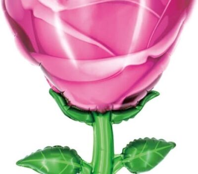 Шар (32''/81 см) Фигура, Роза, Розовый, 1 шт.