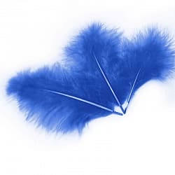 Перья Синие, 13-15 см, 30 шт
