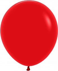 Шар Красный Пастель (18''/46 см) 25 шт