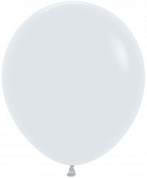 Шар Белый Пастель (18''/46 см) 25 шт
