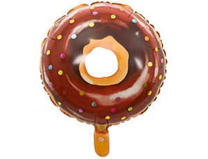Шар К 18" РУС Пончик в глазури шоколадной