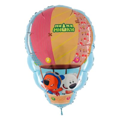 ШАР G 28 Фигура Ми-ми-мишки на воздушном шаре / Mi-mi-mishki on the air balloon / 1 шт /