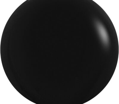 Шар (36''/91 см) Черный (080), пастель, 1шт.