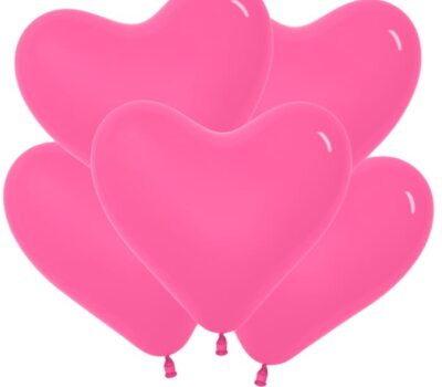 Сердце (11"/30) Розовый, Пастель / Rose, 100 шт.