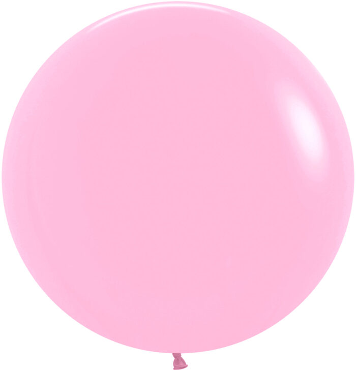 Шар (24''/61 см) Розовый (009), пастель, 3 шт.