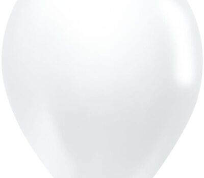 Шар (12''/30 см) Белый (005), пастель, 12 шт.