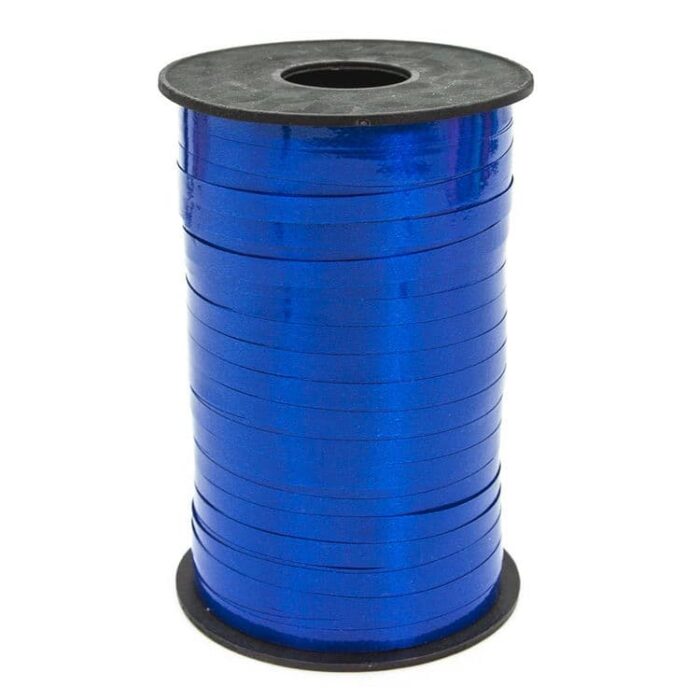 Лента (0,5 см*250 м) Ярко-синий, Лаковый, 1 шт.