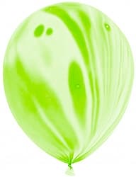 Шар Мрамор (12"/30 см) Зеленый, агат, 50 шт.