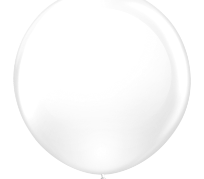 Шар (36''/91 см) Белый (005), пастель, 2 шт.