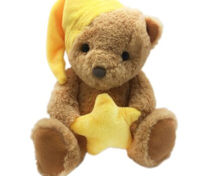 Мягкая игрушка "Медведь в колпачке со звездой" 30 см