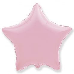 Шар (9''/23 см) Мини-звезда, Розовый, 1 шт.