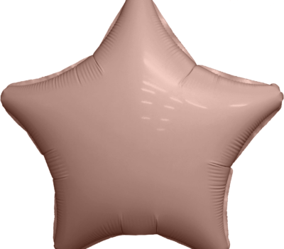 Шар фольгированный (19''/48 см) Звезда, Латте, Сатин, 1 шт. в упак