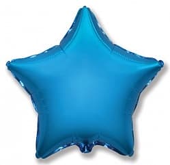 Шар (4"/10 см) Микро-звезда,Синий1 шт.в упак.