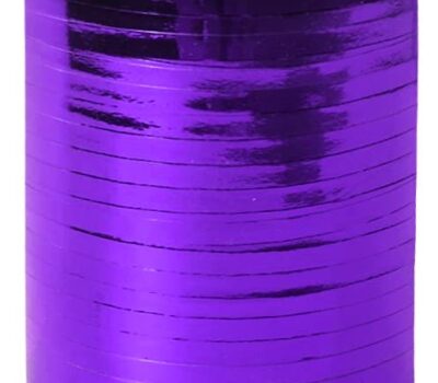 Лента (0,5 см*250 м) Фиолетовый, Металлик, 1 шт
