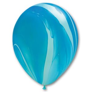 Воздушный шар Q (11"/28см) Супер Агат Blue 1 упак., 25 шт