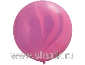 Воздушный шар Q (30"/76см) Супер Агат Pink Violet 1 упак., 2 шт