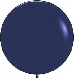 Шар (36"/91 см) Темно-синий (044), пастель, 1 шт.