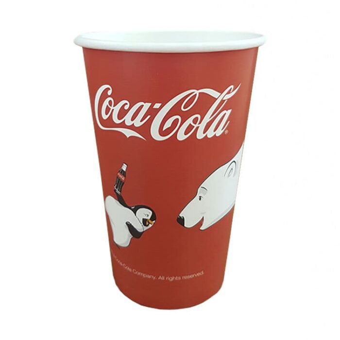 Стаканы бумажные "Сoca-Cola" Белый мишка
