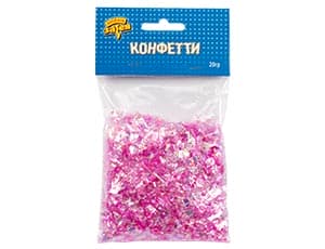 Конфетти Микс перламутр розовый 20гр/G