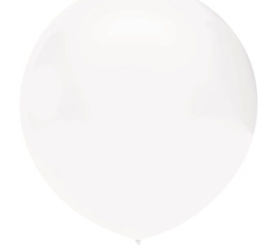 Шар (24''/61 см) Белый (801), пастель, 3 шт.