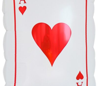 Шар (24''/61 см) Фигура, Покер, Игральная карта, 1 шт.