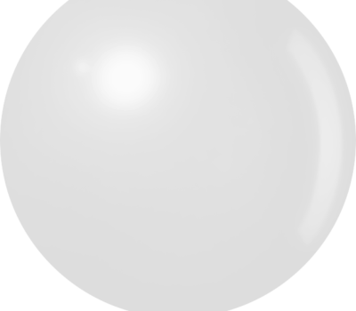 Шар (36''/91 см) Белый, пастель, 1 шт.